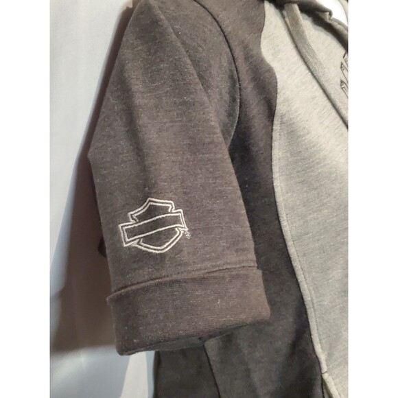 Harley Davidson Short Sleeve Zip-up Jacket - Women's 1X - RH#1 - Picture 3 of 7